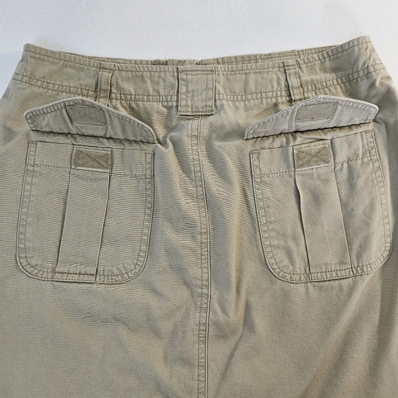 Abercrombie & Fitch 1892 Collection Cotton Khaki Mini Skirt M - Picture 7 of 9